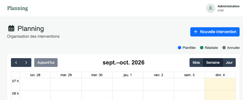 Application planning
